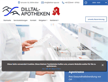 Tablet Screenshot of dilltal-apo.de